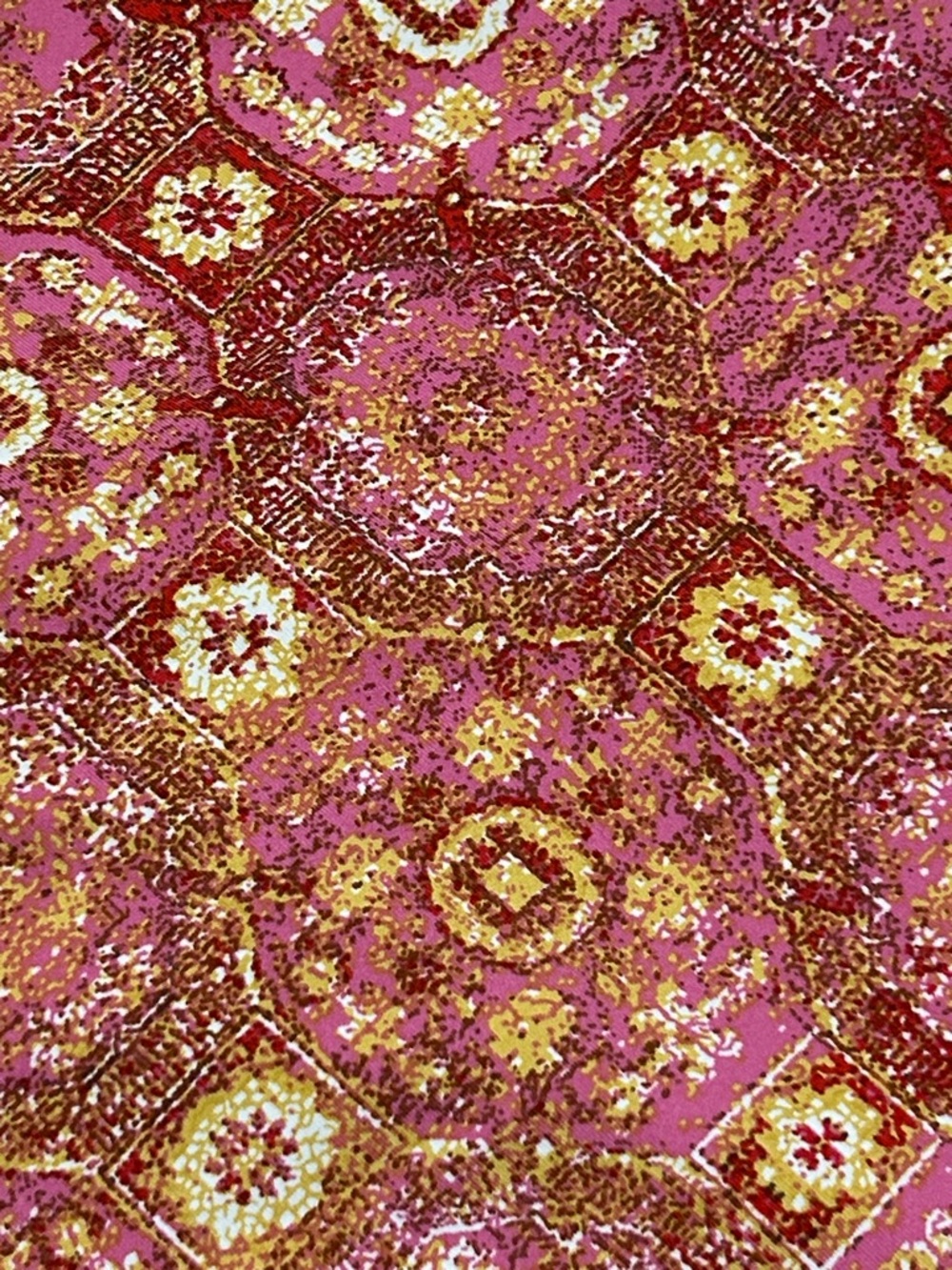 Frankies Bikinis Lily Geo Print One Piece Swimsuit size Large Isla Pink - Picture 6 of 11